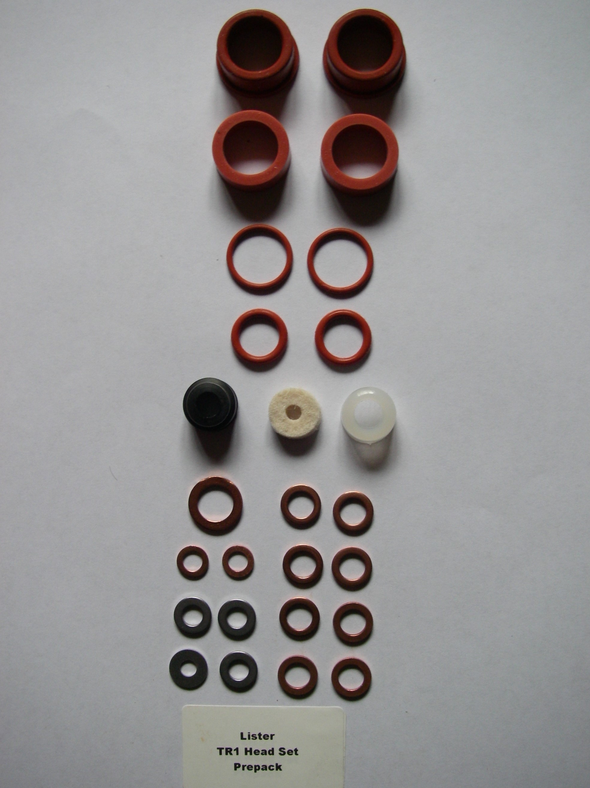 <b>Compatible with the Lister TR1 Engine Gasket Head Set - Prepack</b>